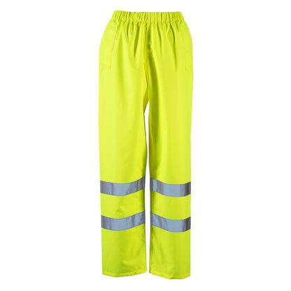 Supertouch - Ladies Hi Vis Yellow Dua Over-Trouser - HV312 - - Customisable Trousers