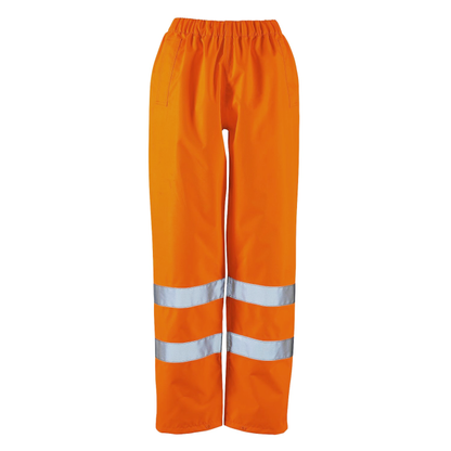 Supertouch - Ladies Hi Vis Orange Dua Over-Trouser - HV313 - Orange - Customisable Trousers