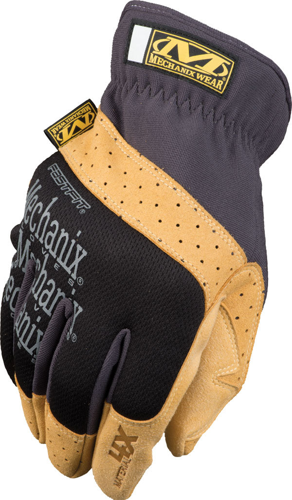 Mechanix Fast Fit Material X Glove - Black Tan - Customisable Mechanics