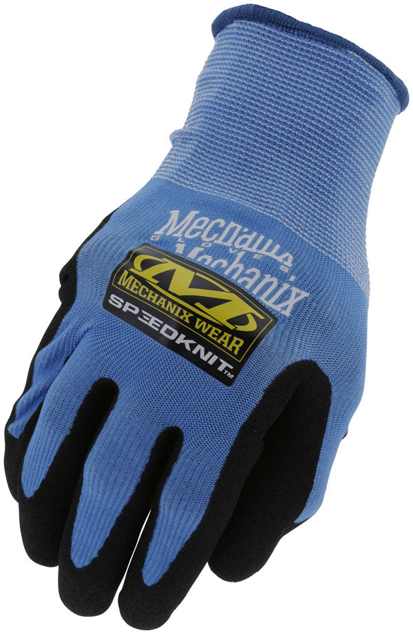 Mechanix Speed Knit Cool Max Glove - Blue Black - Customisable Mechanics