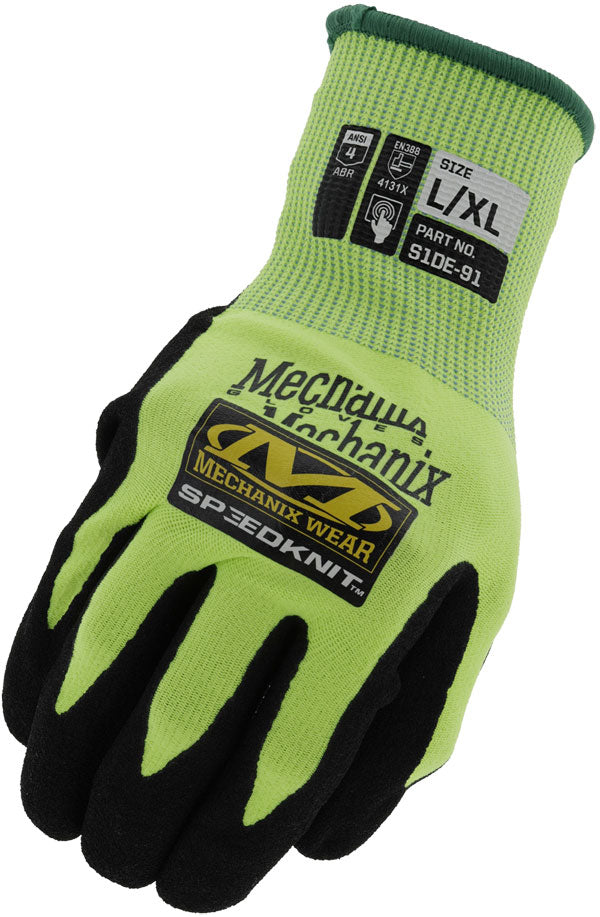 Mechanix Speed Knit Utility Glove - Saturn Yellow - Customisable Mechanics