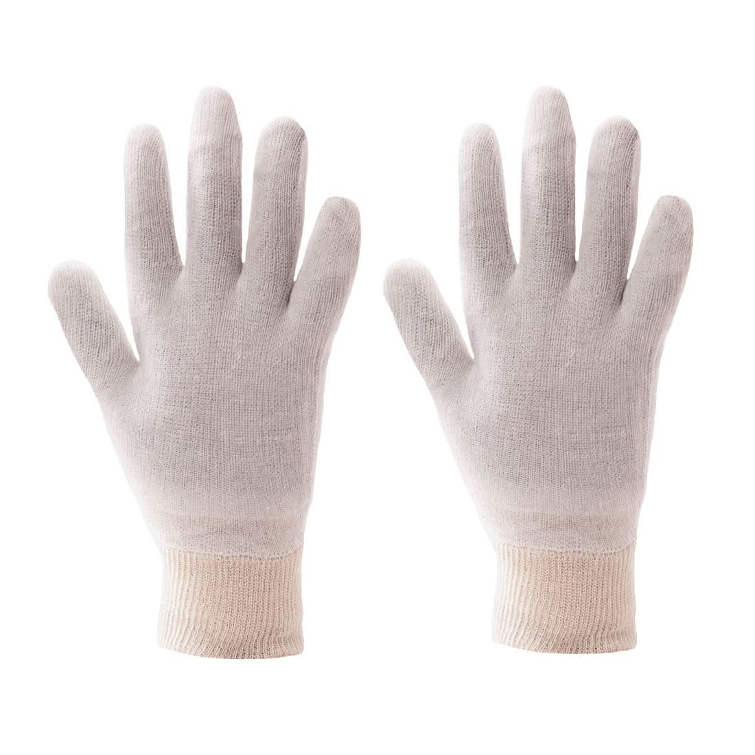 Portwest Stockinette Knitwrist Glove 600 Pairs A050 - Beige XL - Customisable Hand Protection