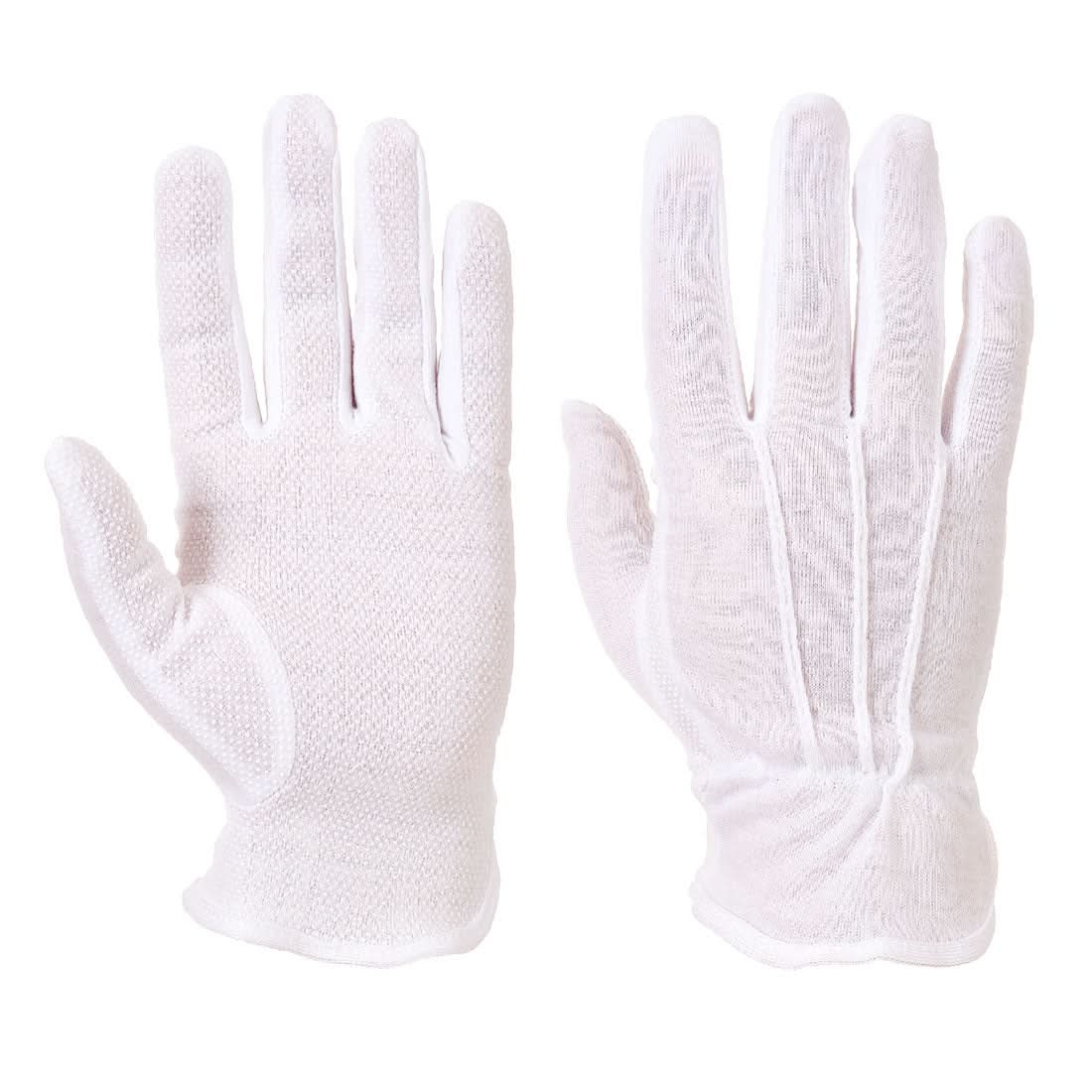 Portwest Microdot Glove A080 - White - Customisable Hand Protection