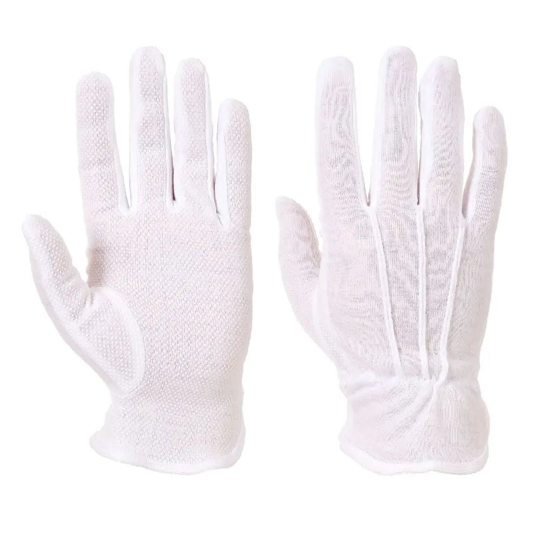 Liner 24 Pvc Microdot Glove A080 - White - Customisable Grip Gloves