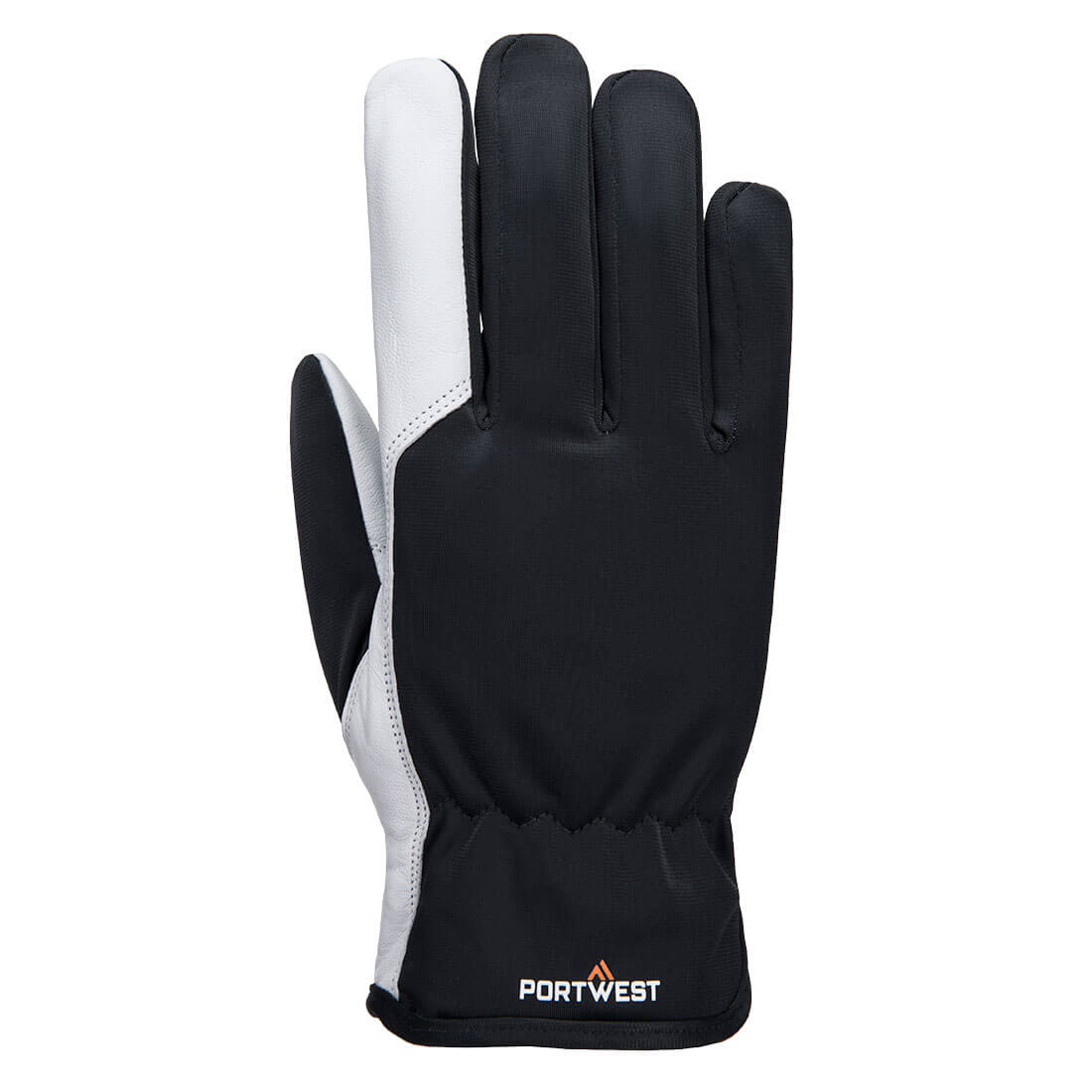 Mechanic 120 Leather Palm Lined Glove A282 - Grey - Customisable Leather Driver and Rigger Gloves