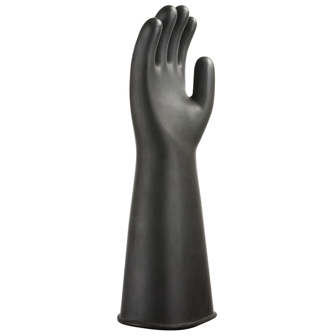Portwest Heavyweight Latex Rubber Gauntlet A802 - Black - Customisable Hand Protection