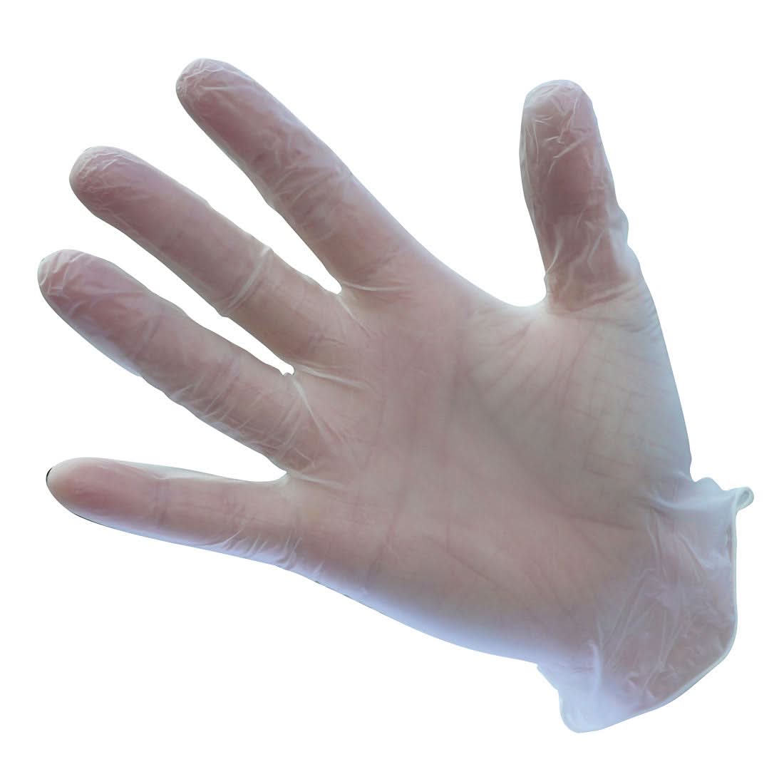Portwest Powdered Vinyl Disposable Glove Pk100 A900 - Clear - Customisable Hand Protection