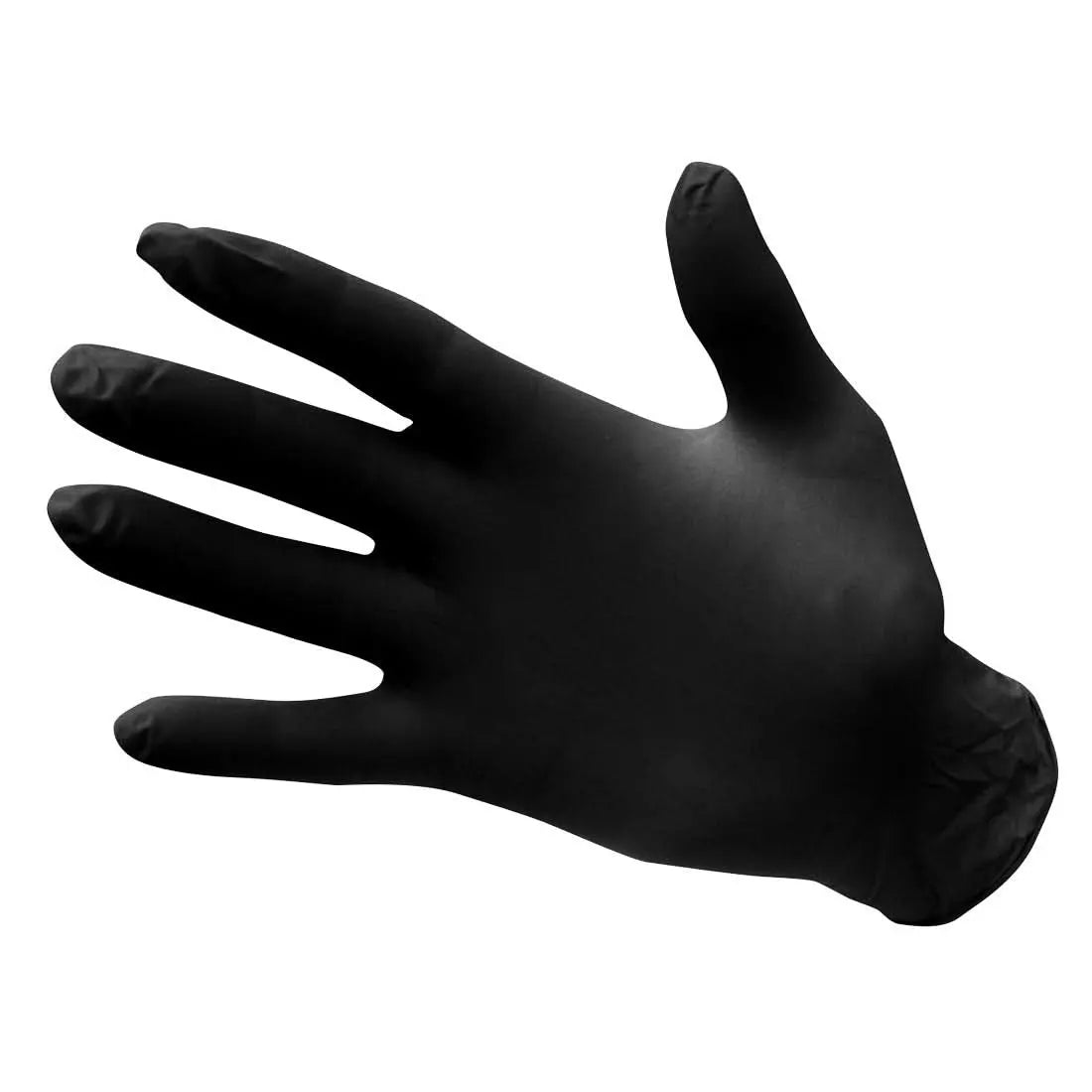 Disp 3.5 Mil Nitrile Powder Free Disposable Glove (Pk100) A925 - Black - Customisable Disposable Gloves