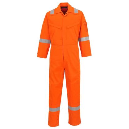 Araflame Work Lightweight Fr Coverall Af73 - Orange - Customisable Coveralls