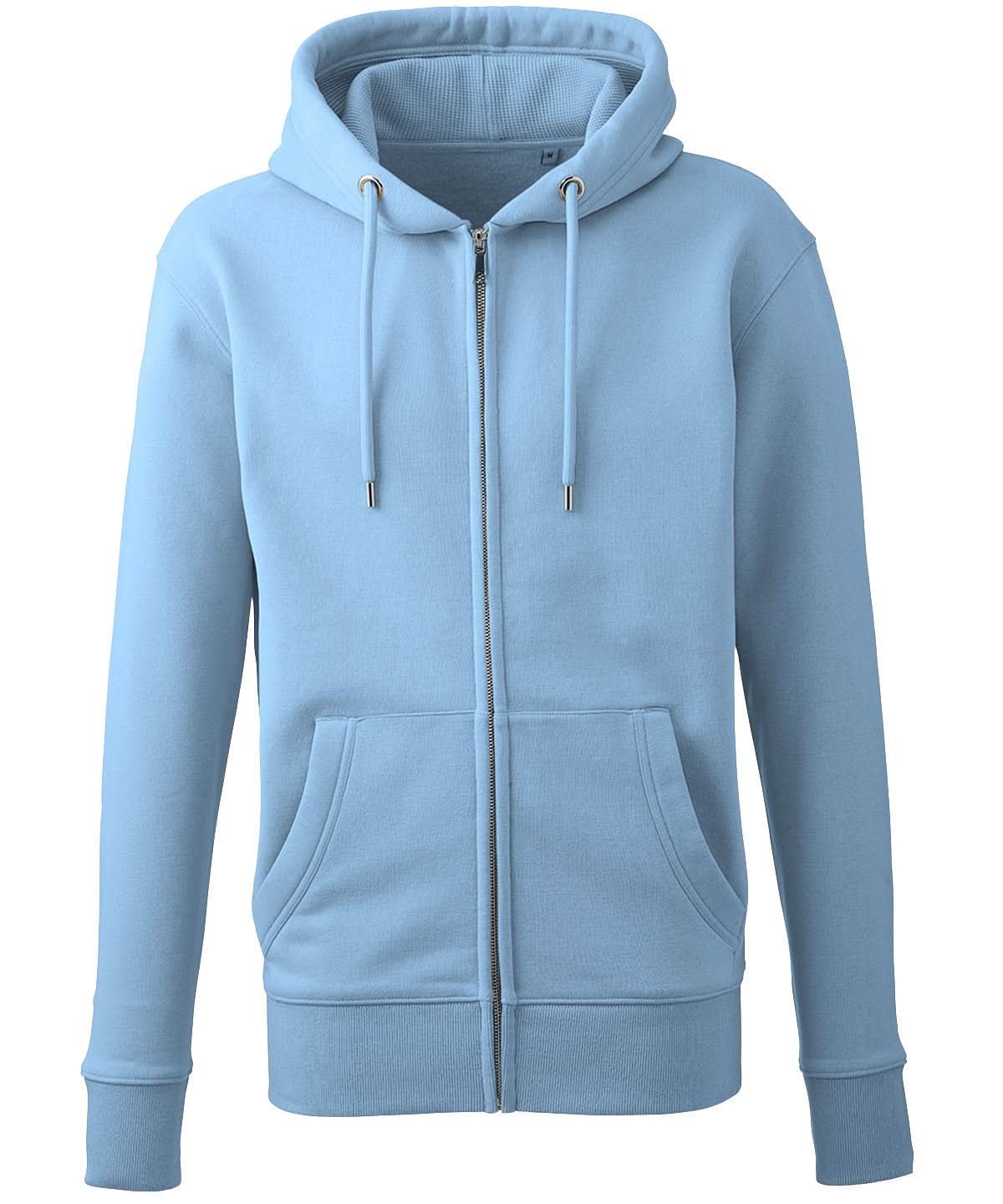 Anthem Mens full zip hoodie AM002 - Light Blue - Customisable Hoodies
