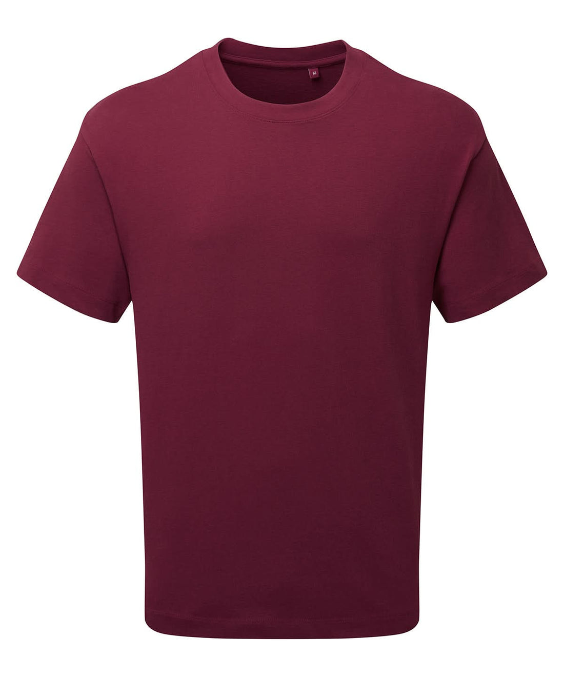 Anthem heavyweight t shirt AM015 - Burgundy - Customisable T-Shirts