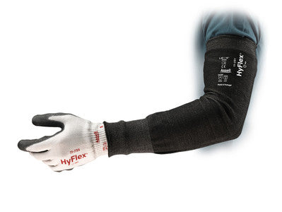 Ansell Hyflex &quot; Sleeve Narrow - Black 16&quot; - Customisable Cut Resistant