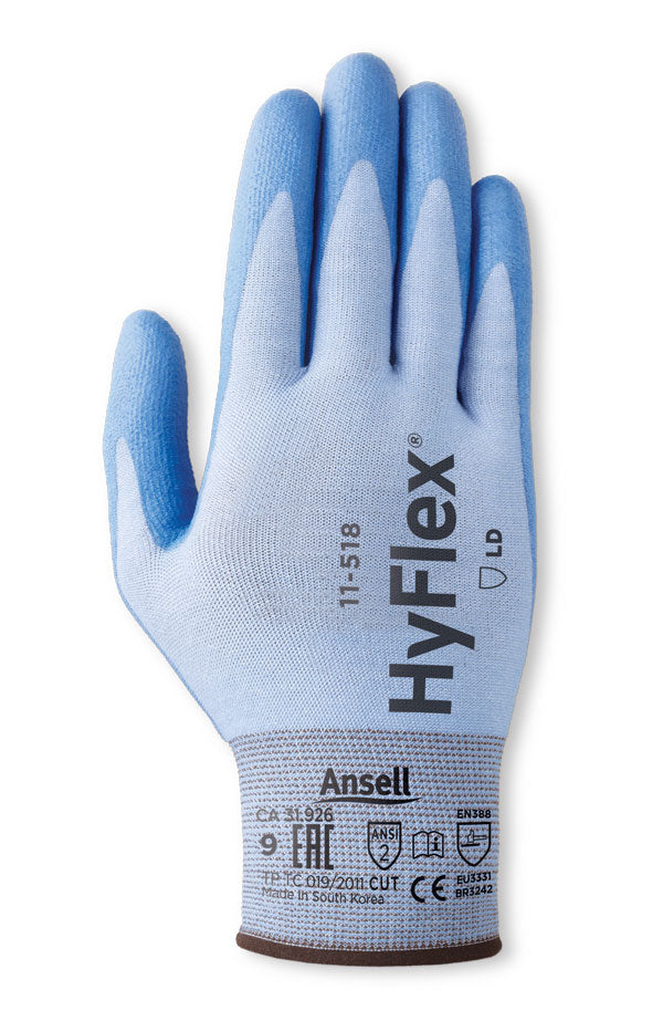 Ansell Hyflex Glove - Blue - Customisable Cut Resistant