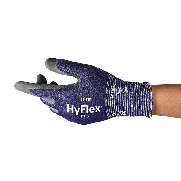 Ansell Hyflex Gloves - Blue - Customisable Cut Resistant