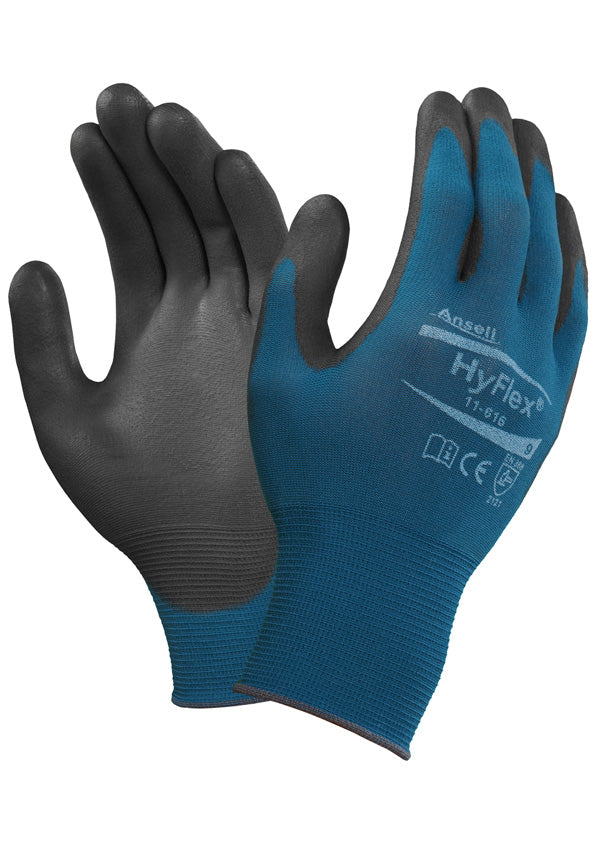 Ansell Hyflex Glove - Blue - Customisable Nitrile