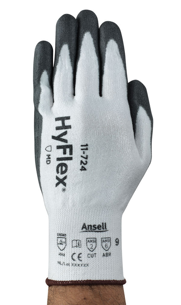 Ansell Hyflex Glove - White - Customisable Cut Resistant
