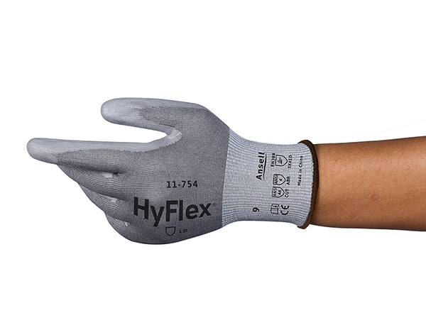 Ansell Hyflex Gloves - Grey - Customisable Cut Resistant