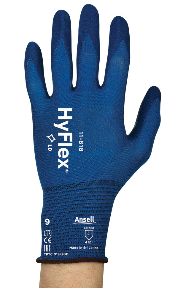 Ansell Hyflex Glove - Blue - Customisable Nitrile