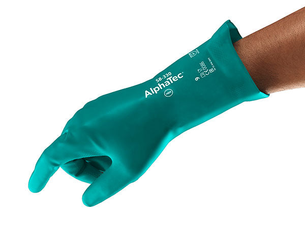 Ansell Alphatec Glove - Green L - Customisable Nitrile