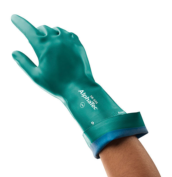 Ansell Alphatec Glove - Green M - Customisable Nitrile