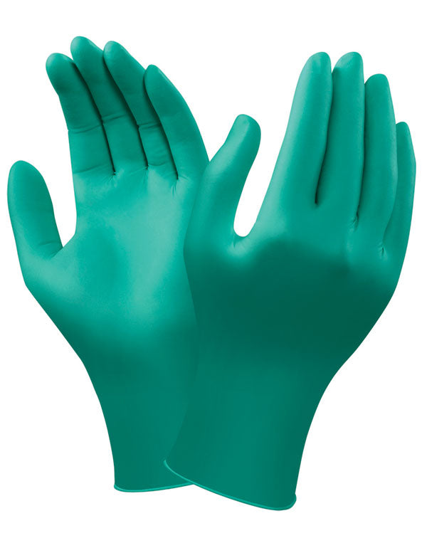 Ansell Touch N Tuff Glove Sz (L) - Green - Customisable Latex