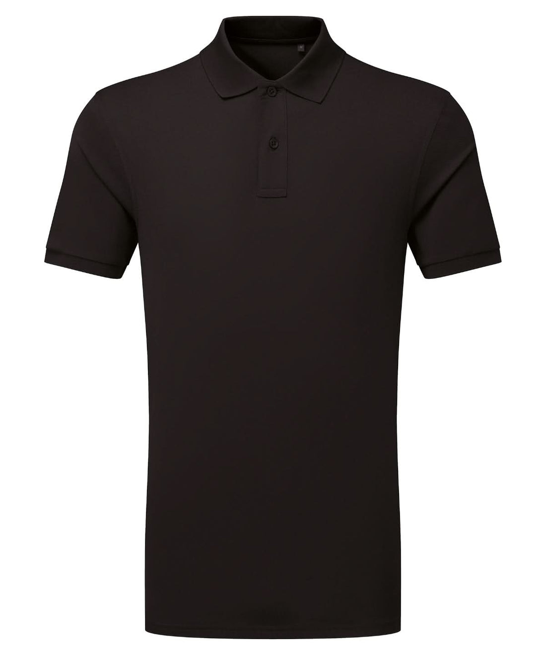 Asquith &amp; Fox Cationic recycled polyester polo AQ001 - Black - Customisable Polos