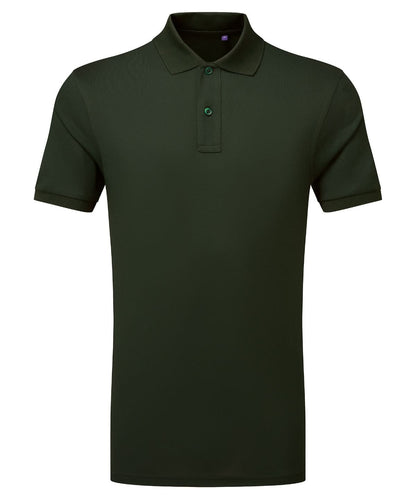 Asquith &amp; Fox Cationic recycled polyester polo AQ001 - Bottle - Customisable Polos