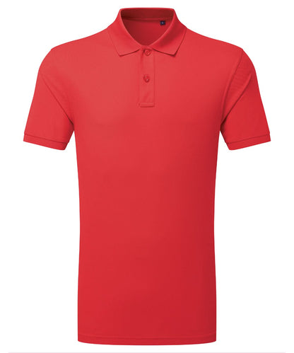 Asquith &amp; Fox Cationic recycled polyester polo AQ001 - Red - Customisable Polos