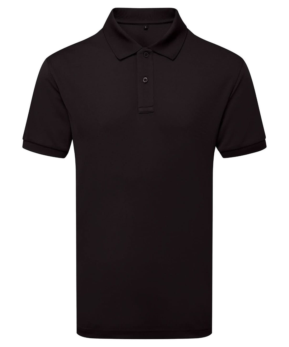 Asquith &amp; Fox Mens GlacierTech polo AQ002 - Black - Customisable Polos