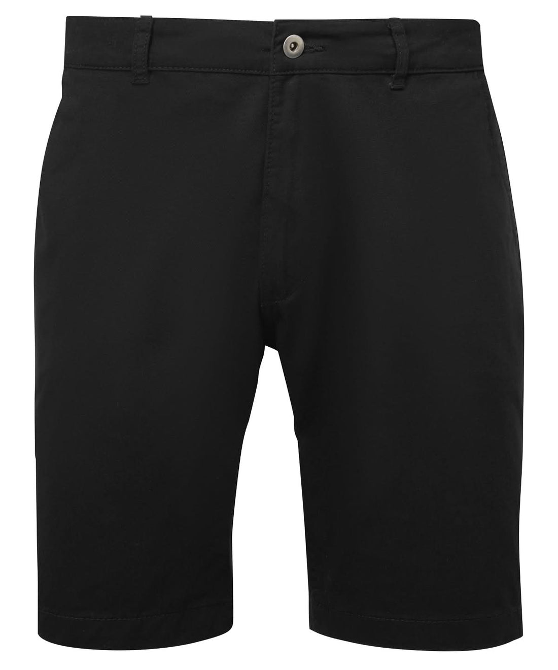 Asquith &amp; Fox Mens chino shorts AQ051 - Black - Customisable Shorts