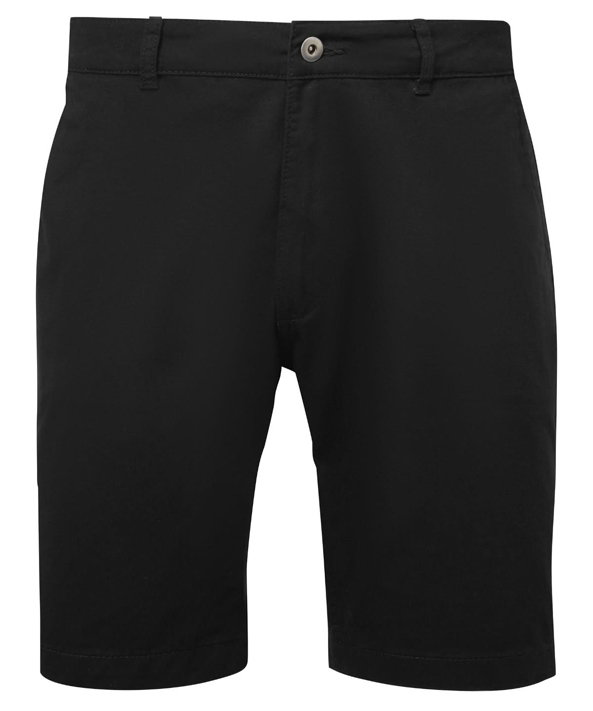 Asquith &amp; Fox Mens chino shorts AQ051 - Black - Customisable Shorts