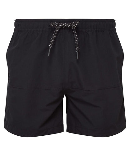 Asquith &amp; Fox Block colour swim shorts AQ056 - Black - Customisable Shorts
