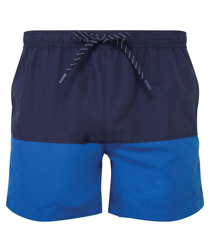 Asquith &amp; Fox Block colour swim shorts AQ056 - Navy Royal - Customisable Shorts