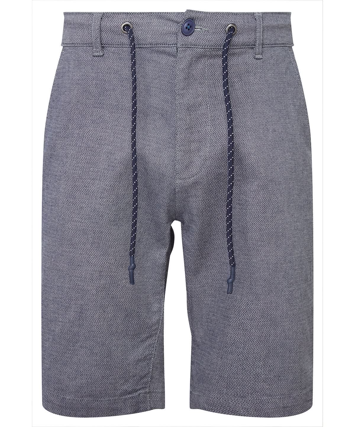 Asquith &amp; Fox Mens everyday chino shorts AQ057 - Navy - Customisable Shorts
