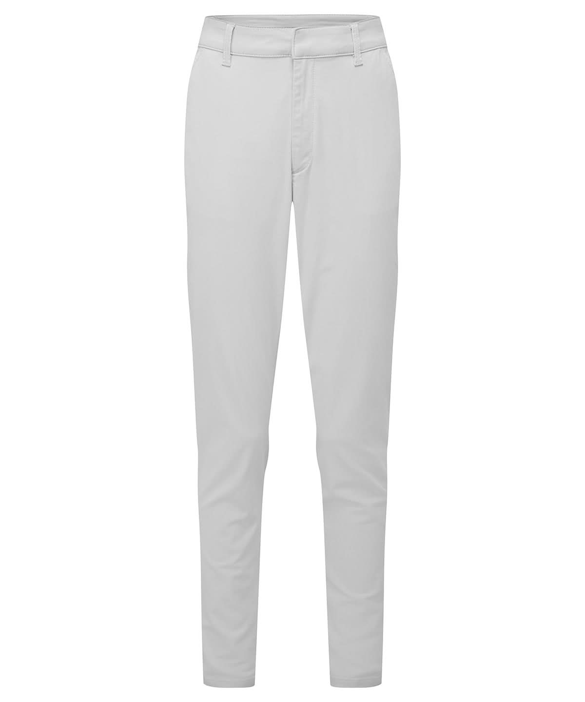 Asquith &amp; Fox Womens lightweight chinos AQ069 - Pale Grey - Customisable Chinos