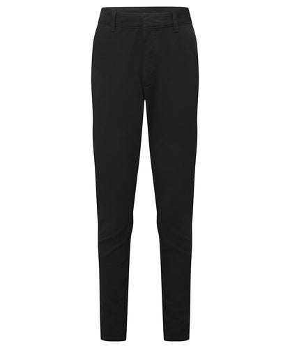 Asquith &amp; Fox Womens lightweight chinos AQ069 - Stay Black - Customisable Chinos