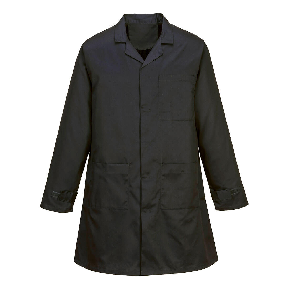 Portwest Anti-Static ESD Coat - Black - Customisable