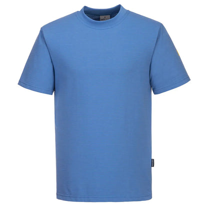 Anti Static Esd T Shirt S/S As20 - Hamilton Blue - Customisable T-Shirt