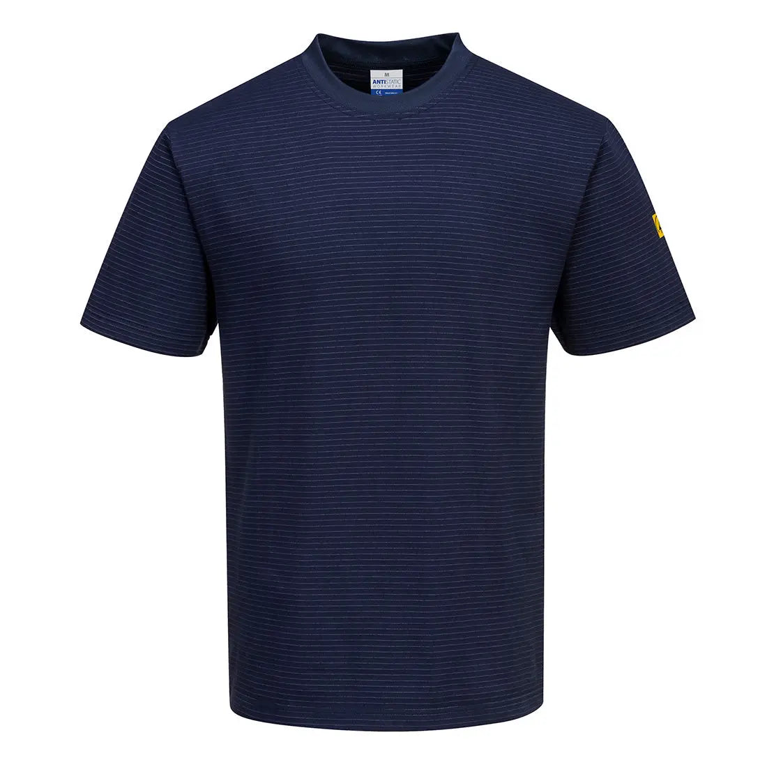 Anti Static Esd T Shirt S/S As20 - Navy - Customisable T-Shirt