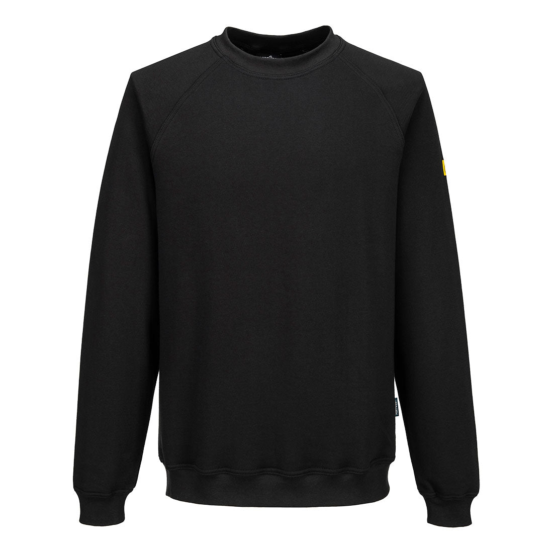 Portwest Anti-Static ESD Sweatshirt as24 - Black - Customisable Sweatshirts