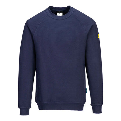 Anti Static Esd Sweatshirt As24 - Navy - Customisable Sweatshirts