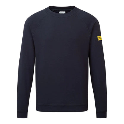 Anti Static Esd Sweatshirt As24 - Navy - Customisable Sweatshirts