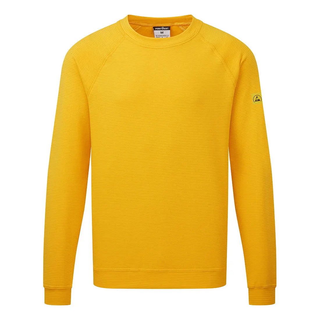 Anti Static Esd Sweatshirt As24 - Deep Yellow - Customisable Sweatshirts