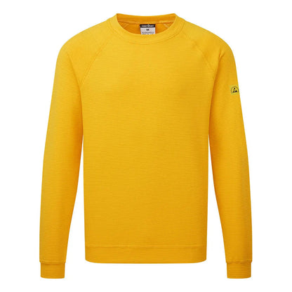 Anti Static Esd Sweatshirt As24 - Deep Yellow - Customisable Sweatshirts