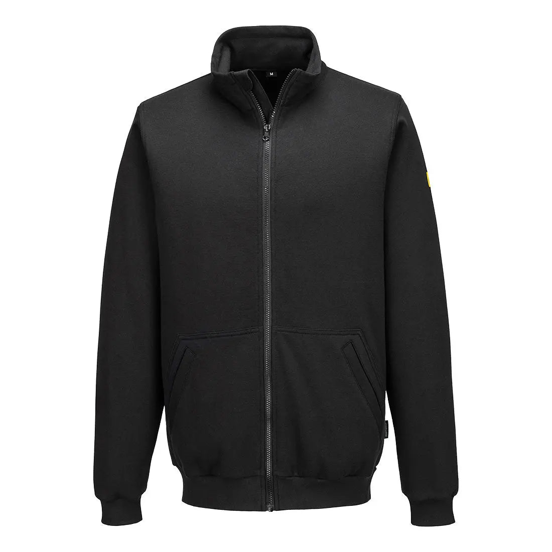 Anti Static Esd Zip Sweatshirt - Black - Customisable Sweatshirts