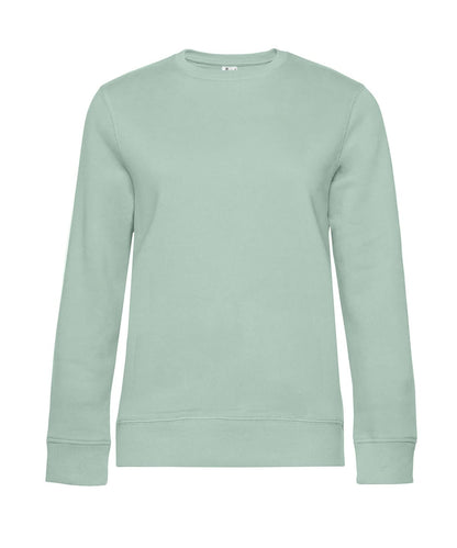 B&amp;C Collection Queen crew neck B010F - Aqua Green - Customisable Sweatshirts