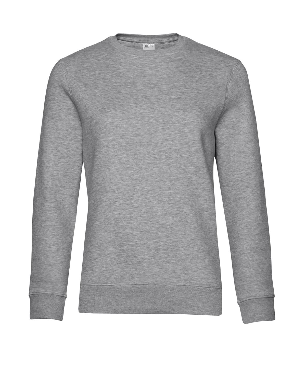 B&amp;C Collection Queen crew neck B010F - Heather Grey - Customisable Sweatshirts