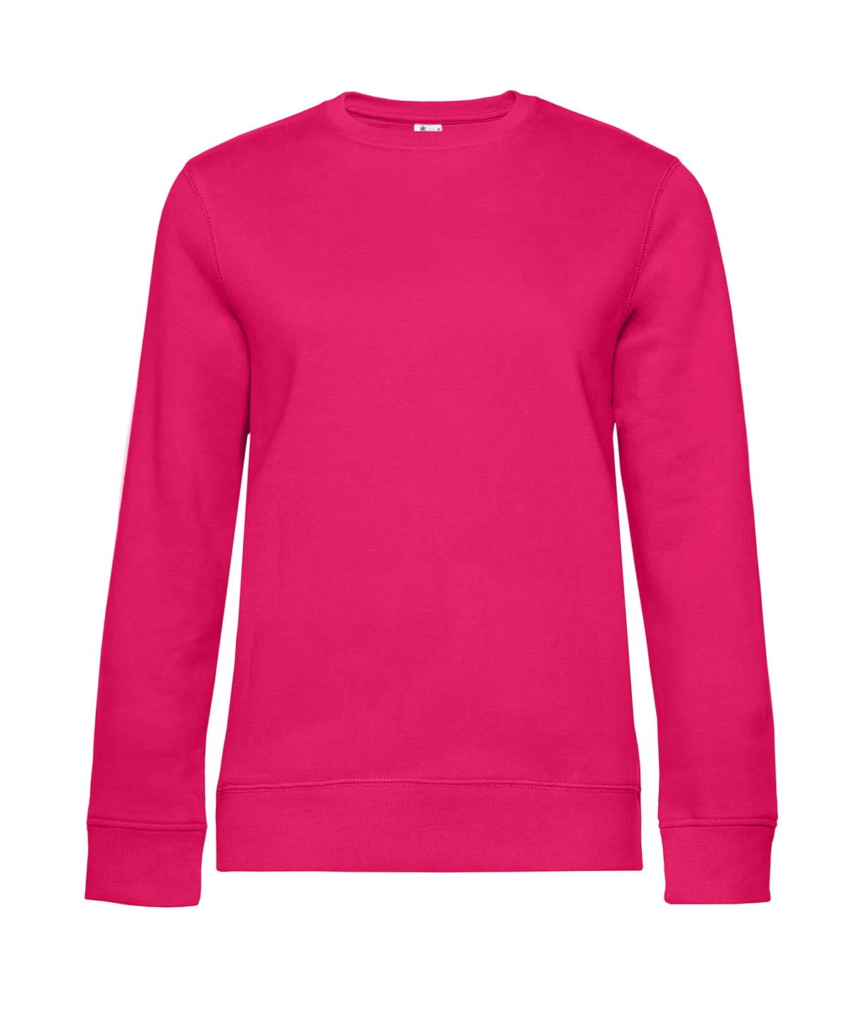 B&amp;C Collection Queen crew neck B010F - Magenta Pink - Customisable Sweatshirts