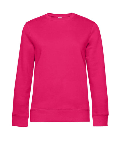 B&amp;C Collection Queen crew neck B010F - Magenta Pink - Customisable Sweatshirts