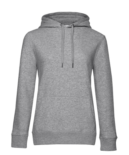 B&amp;C Collection Queen hooded B011F - Heather Grey - Customisable Hoodies